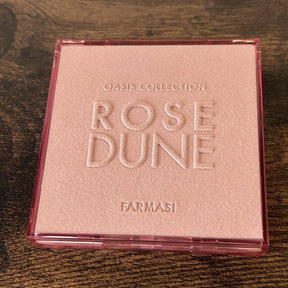NIB Farmasi Oasis Collection Rose Dune Eyeshadow Palette Limited Pink Rose Mauve - Picture 3 of 8